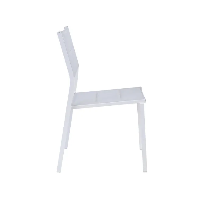 Silla de jardín en aluminio Orion Beta II NATERIAL, seduta en textilene