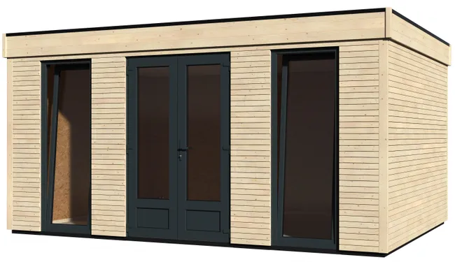Caseta de madera Eco Lodge de 480x250x365 cm y 18.14 m2