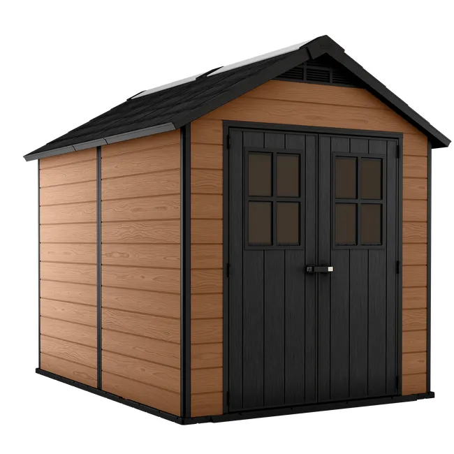 Caseta de resina Newton de 228x252x287 cm y 5.7 m2