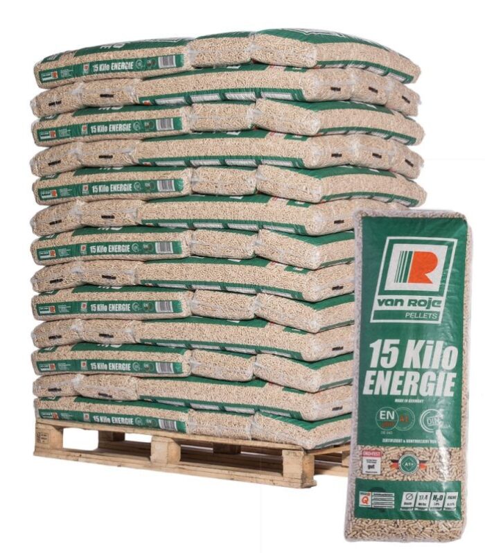 Pellet Van Roje – Pallet de 65 Sacos de 15 KG